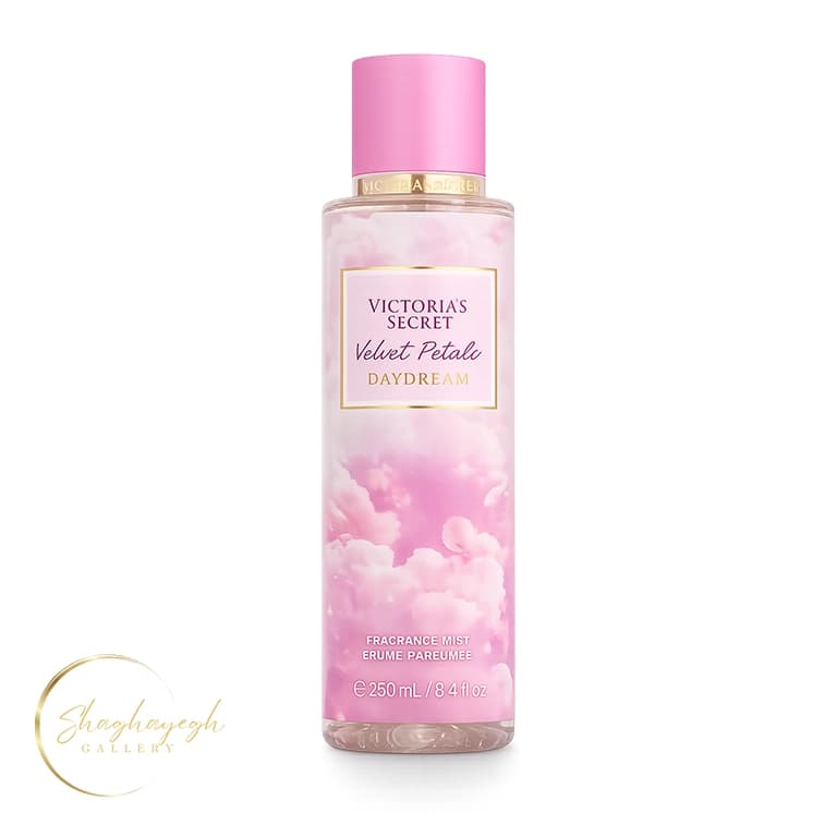 بادی اسپلش زنانه ولوت پتالز دی‌دریم ویکتوریا سکرت 250 میل Victoria’s Secret Velvet Petals Daydream Fragrance Mist 250ml — تصویر ۲