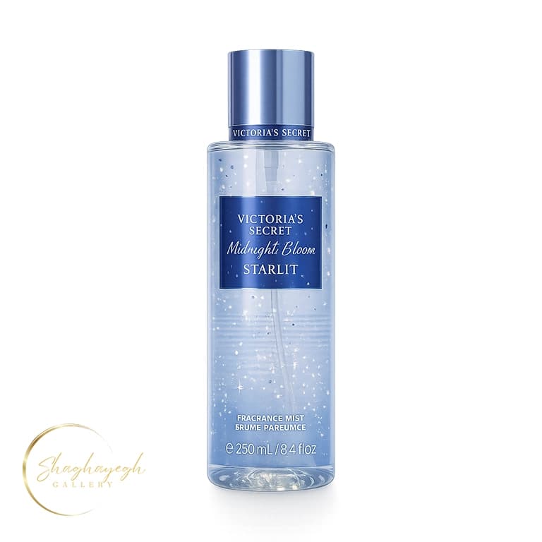بادی اسپلش زنانه میدنایت بلوم استارلایت ویکتوریا سکرت 250 میل Victoria’s Secret Midnight Bloom Starlit Fragrance Mist 250ml — تصویر ۲