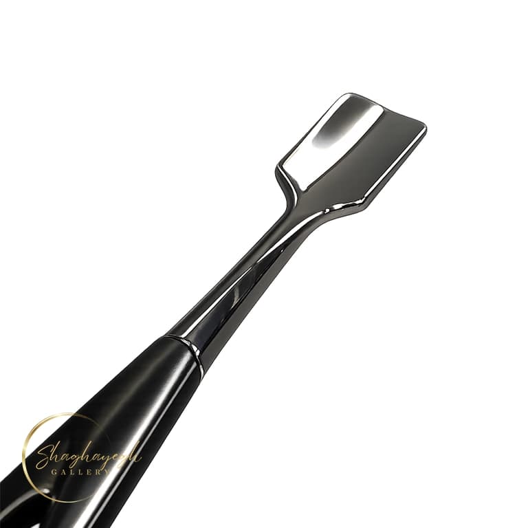 اسپاچول فلزی مانیکور و پدیکور استیل میژیانگ مدل Pro Meijiang Stainless Steel Nail Spatula Cuticle Pusher Pro Tool — تصویر ۴
