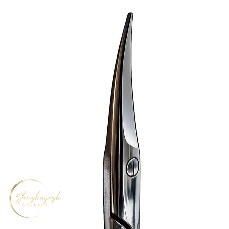 قیچی ابرو سرکج حرفه‌ای استیل می‌ژیانگ Meijiang Pro Professional Curved Eyebrow Scissors — تصویر ۴