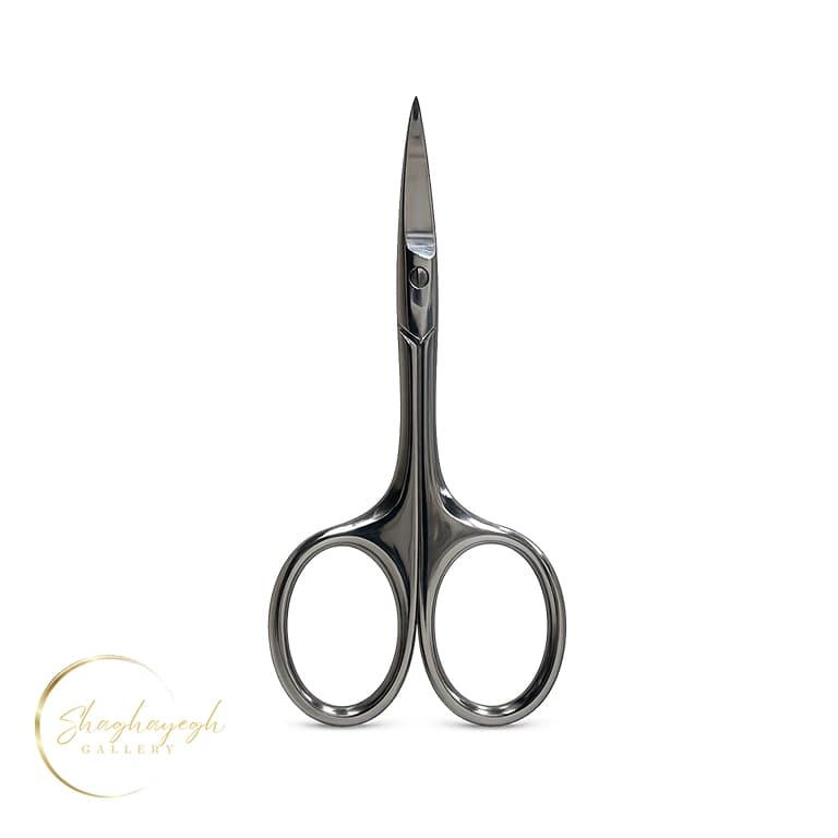 قیچی ابرو سرکج حرفه‌ای استیل می‌ژیانگ Meijiang Pro Professional Curved Eyebrow Scissors — تصویر ۳