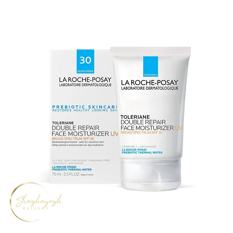 کرم آبرسان ضد آفتاب SPF30 ترمیم سد دفاعی پوست لاروش پوزای 100 میل La Roche-Posay Toleriane Double Repair UV SPF30 100ml