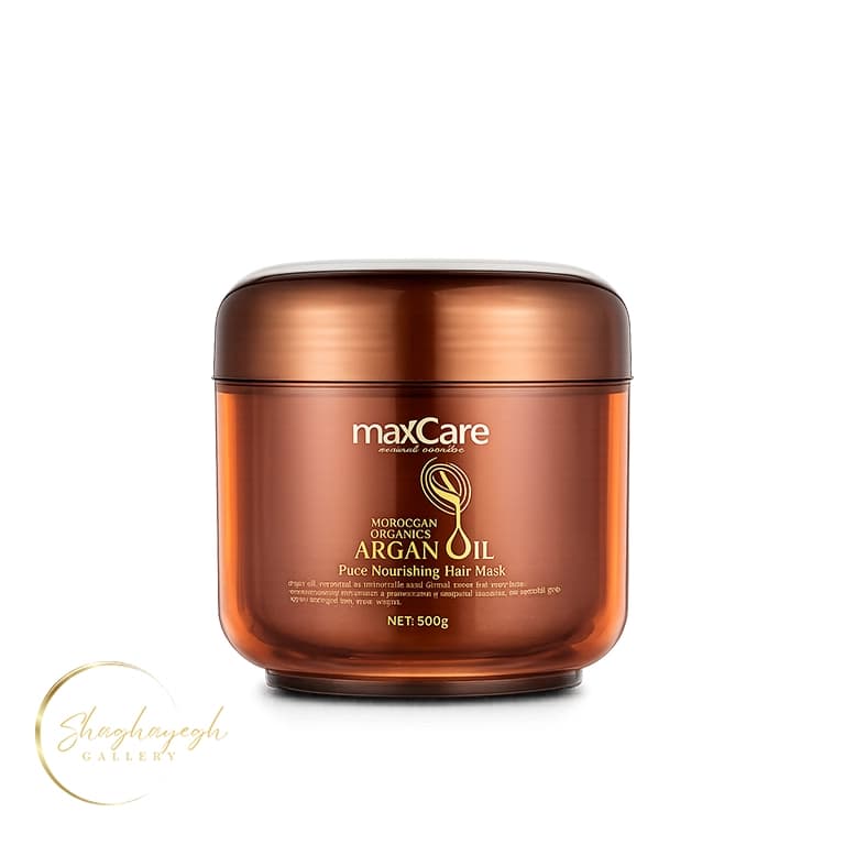 ماسک مو آرگان تغذیه کننده و ترمیم کننده مکس کر 500 گرم Argan Oil Pure Nourishing Hair Mask MaxCare 500g