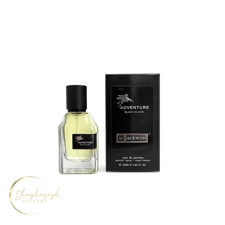 ادکلن مردانه بلک الکسیر جکوینز 30 میل Adventure Black Elixir Jackwins Eau De Parfum 30ml