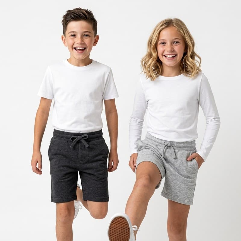 شلوارک پسرانه دخترانه جنس دورس برند H&M — تصویر ۷