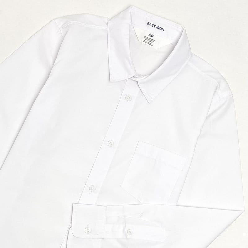 پیراهن سفید پسرانه مجلسی برند H&M — تصویر ۸
