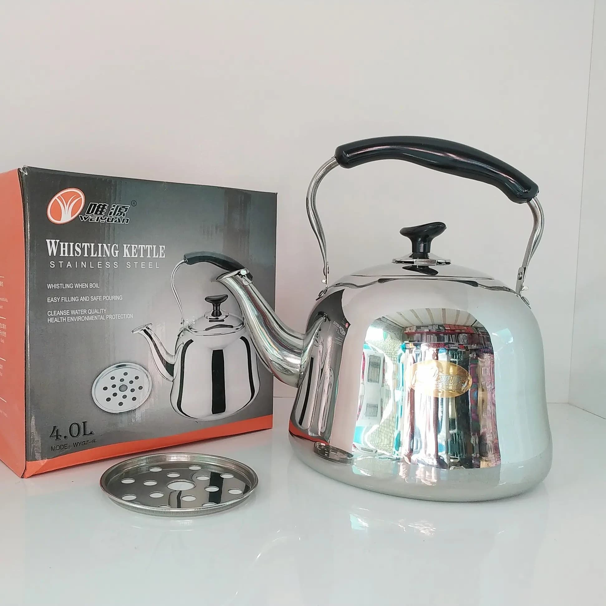 کتری استیل 5 لیتری whistling kettle مدل سوتی — تصویر ۲