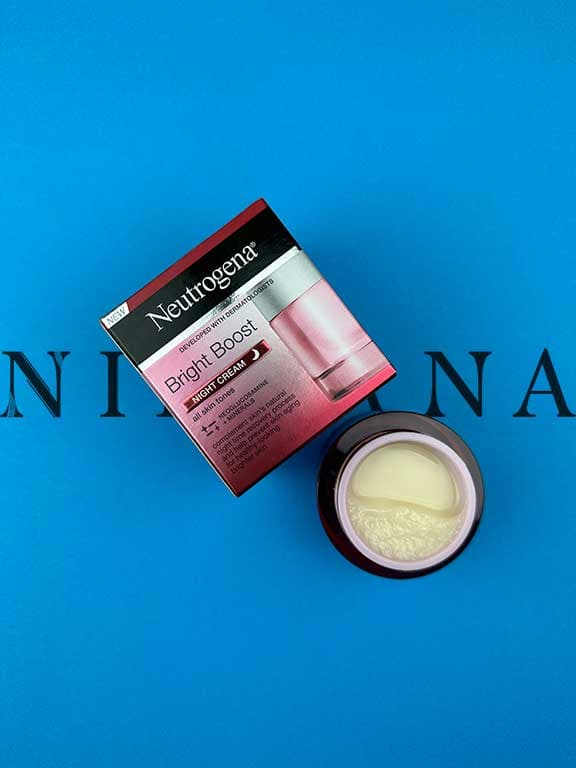 کرم شب روشن کننده و ضد لک برایت بوست نوتروژینا Neutrogena — تصویر ۲