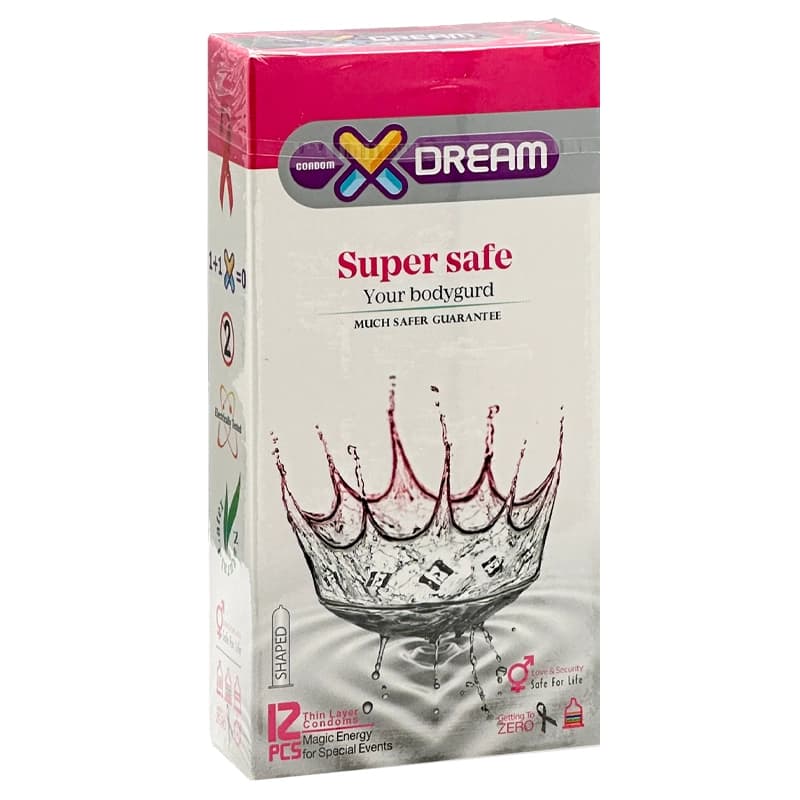 کاندوم 12عددی ایکس دریم مدل Super Safe| داروخانه روشا — تصویر ۳