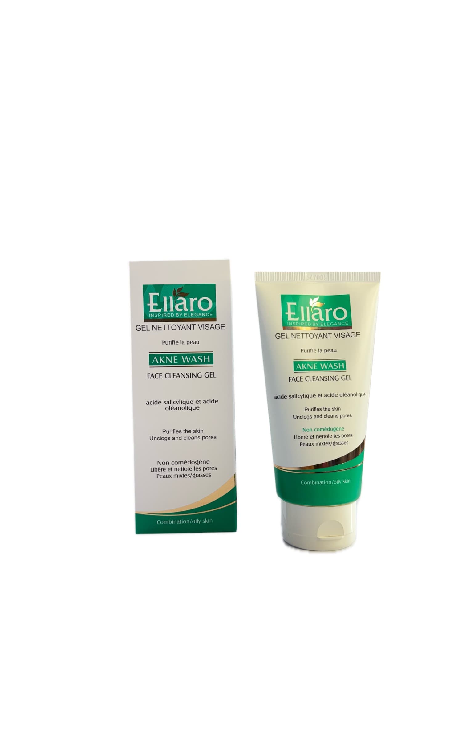 ژل شستشوی صورت آکنه واش الارو 150میل Ellaro Akne Wash Facial Wash Gel 150ml — تصویر ۸