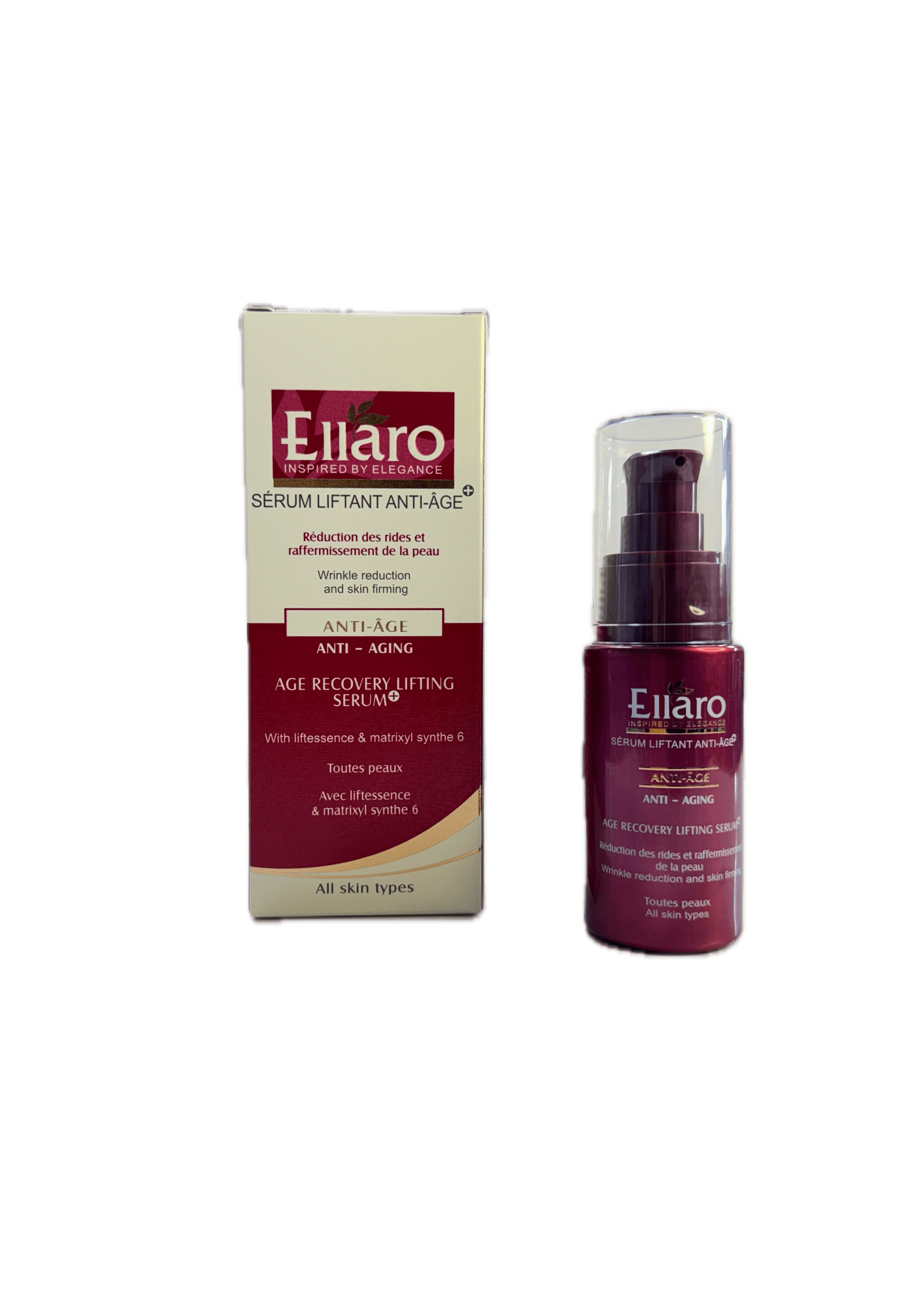 سرم ضد چروک ایج ریکاوری الارو 30میل Ellaro Age Recovery Anti-Wrinkle Serum 30ml — تصویر ۹