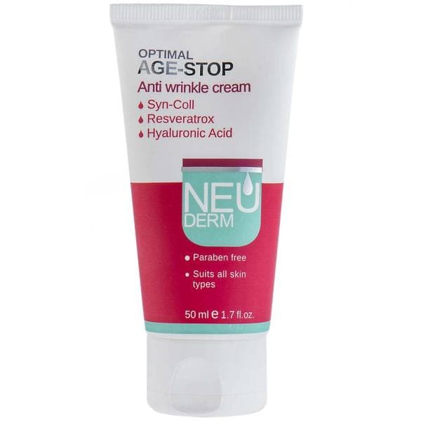 کرم ضد چروک اپتیمال ایج استاپ نئودرم 50میل Neuderm Optimal Age Stop Anti-Wrinkle Cream 50ml — تصویر ۶
