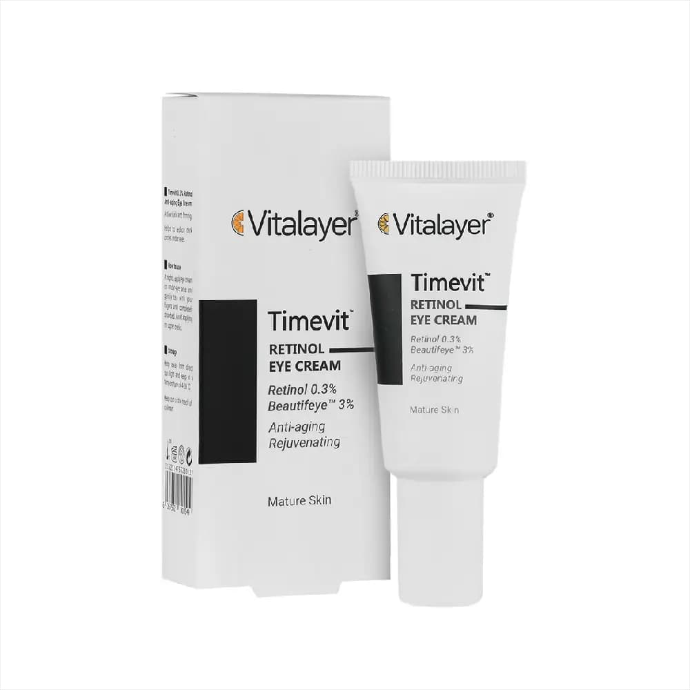 کرم دور چشم جوانساز تایم ویت ویتالیر20میل Vitalayer Timevit Rejuvenating Eye Cream 20ml — تصویر ۹