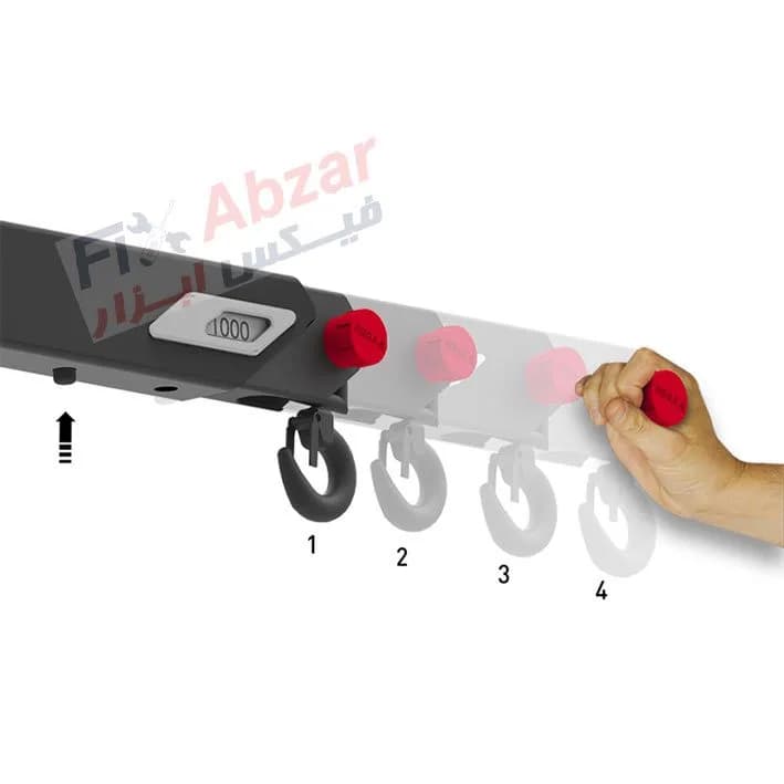 جک موتور درآر 2 تن مگا MEGA مدل CRP20 — تصویر ۴