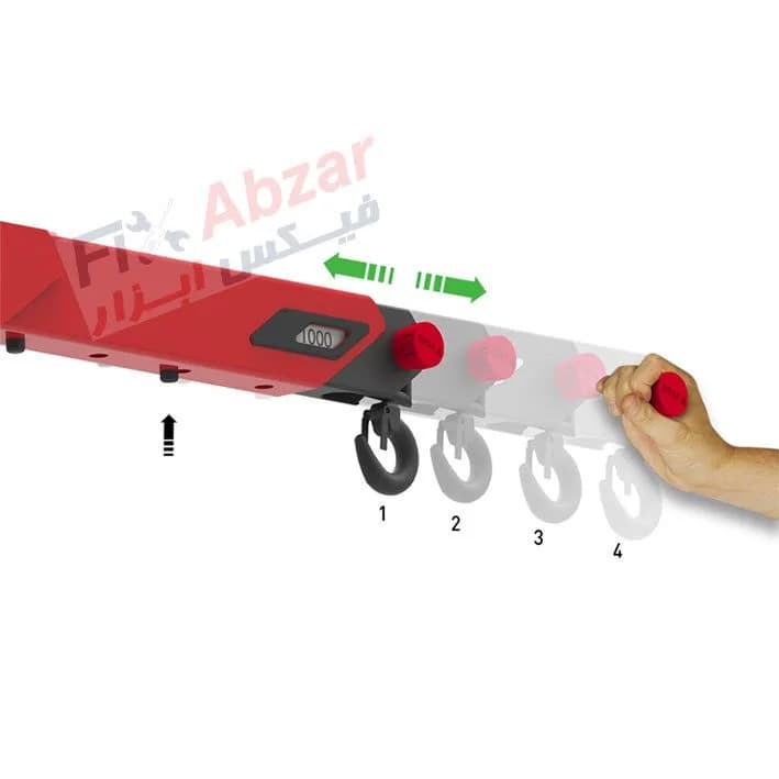 جک موتور درآر 2 تن مگا MEGA مدل CRP20 — تصویر ۵