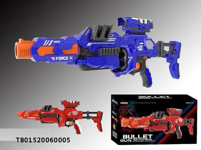 تفنگ اسباب بازی باتریخور مدل BULLET GUN کد 668 — تصویر ۹