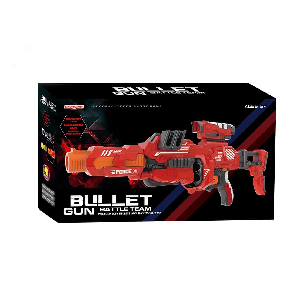 تفنگ اسباب بازی باتریخور مدل BULLET GUN کد 668 — تصویر ۷