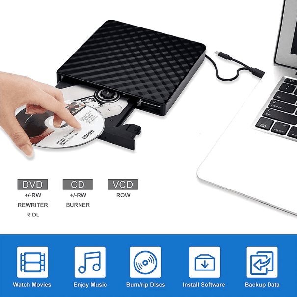 درایو DVD اکسترنال ایده مدل Ultra thin — تصویر ۳