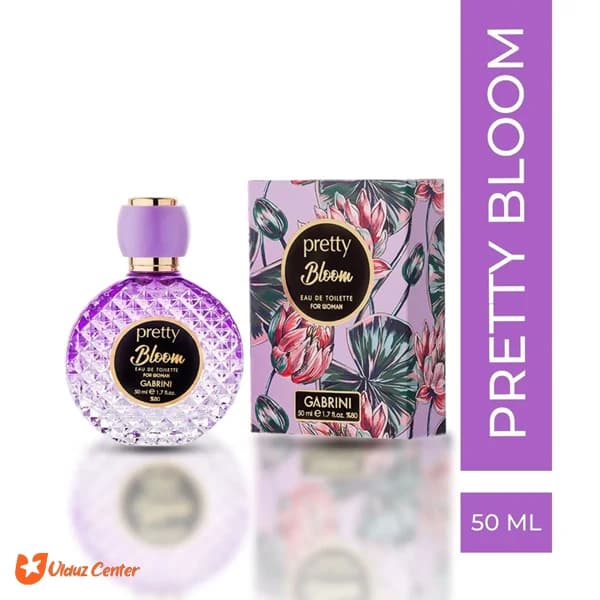 ادکلن زنانه گابرینی مدل Pretty Bloom حجم 50 میل
