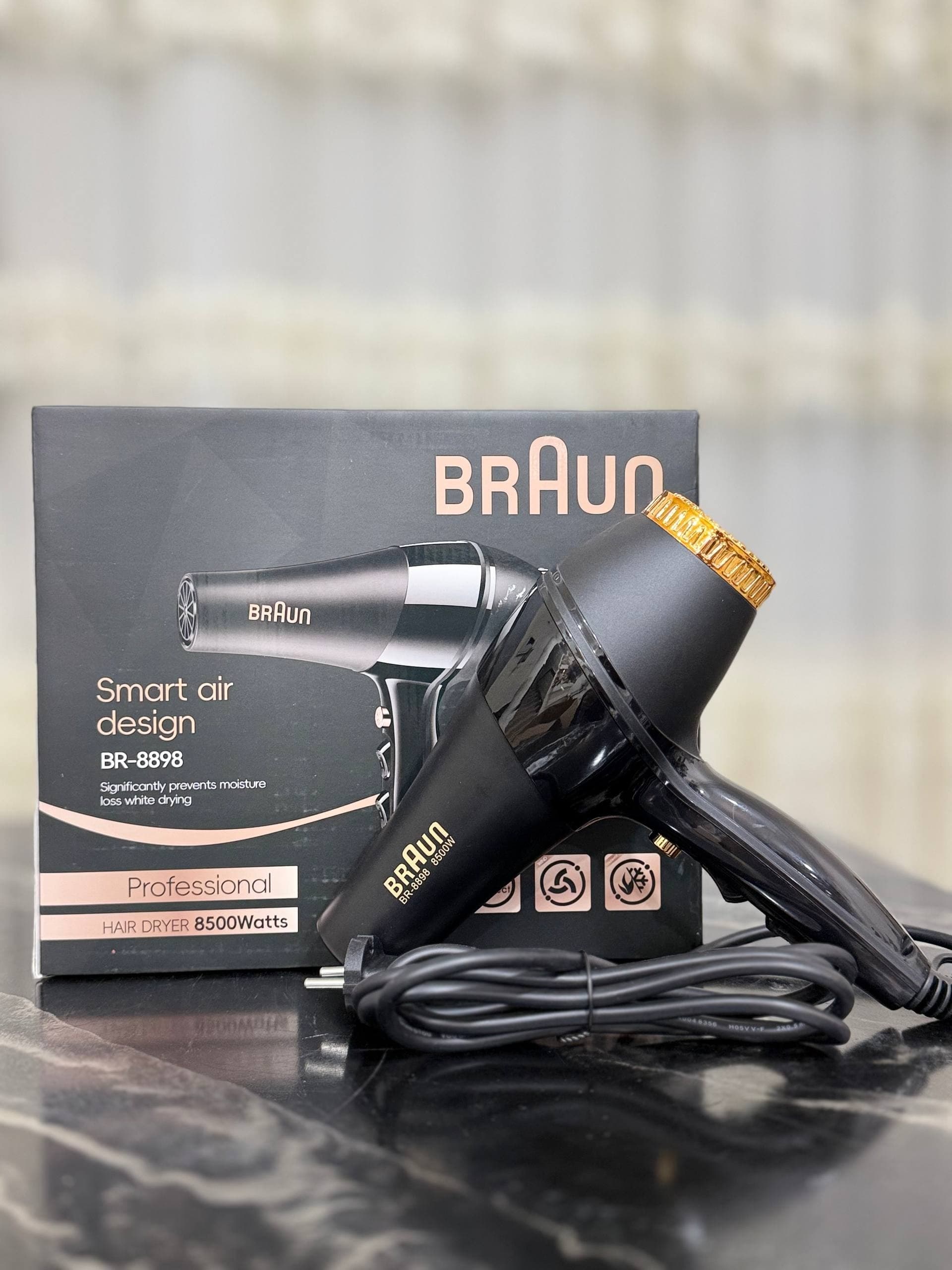 سشوار حرفهای براون BRAUN مدل BR-8898 — تصویر ۱۱