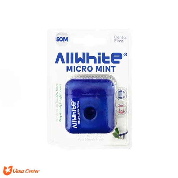 نخ دندان All White مدل Micro Mint طول 50 متر — تصویر ۲