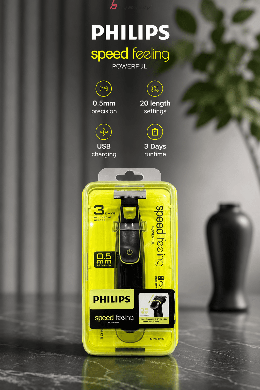وان بلید ژیلت برقی فیلیپس مدل QP2510 (AR) — تصویر ۳