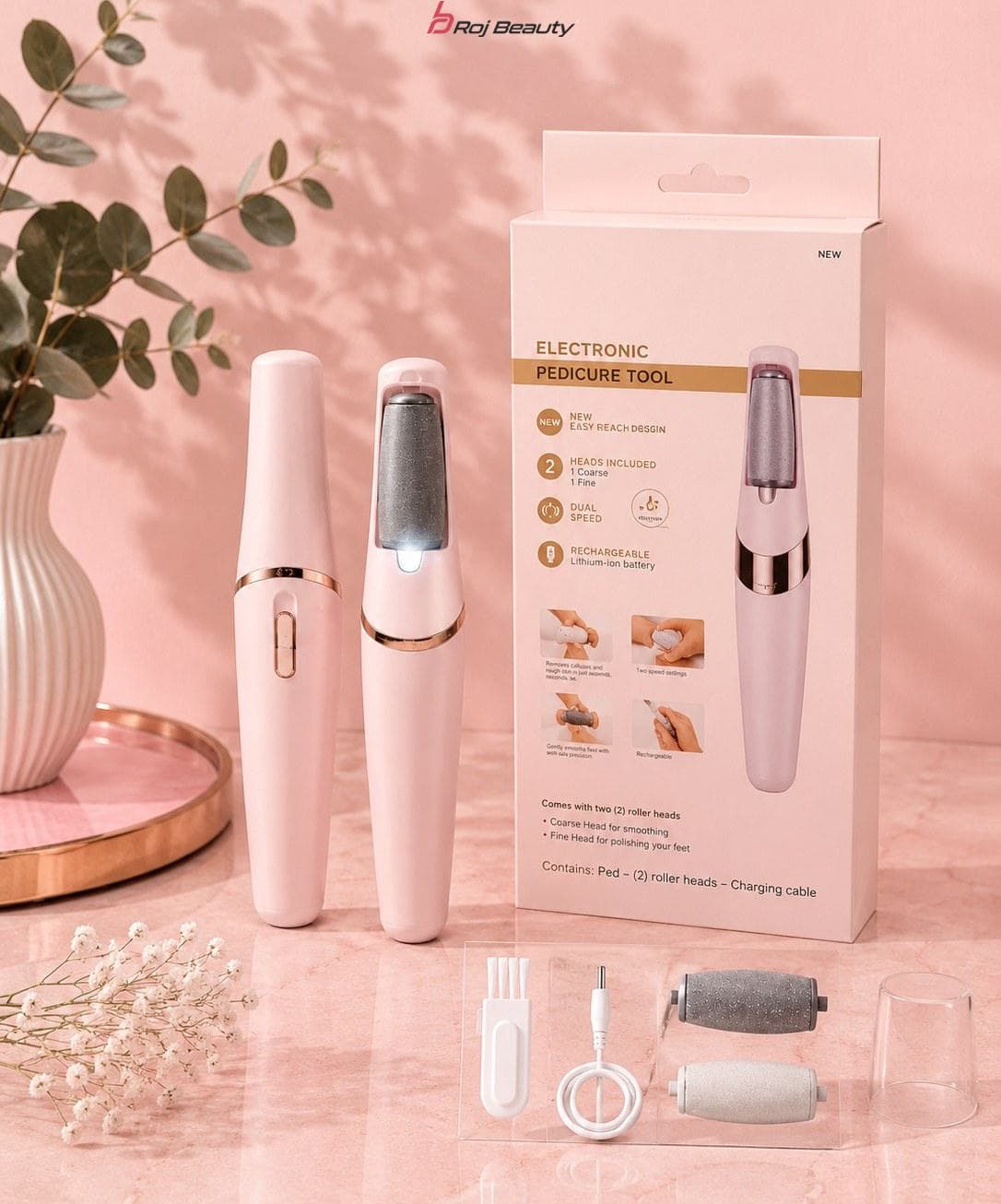 سوهان پا ( سنگ پا ) شارژی اصلی PEDICURE TOOL — تصویر ۷