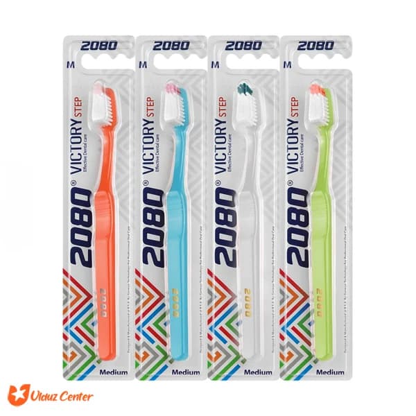 مسواک 2080 با برس متوسط مدل Victory Step
