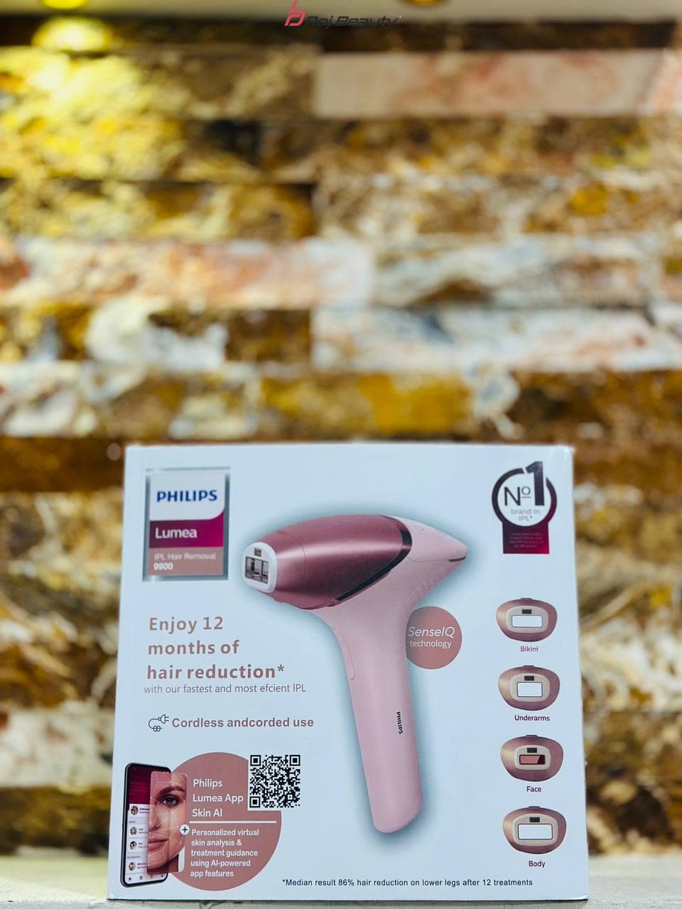 لیزر خانگی فیلیپس لومیا مدل Philips Lumea Prestige 1958/ 9900 IPLشات نامحدودساخت اسلونی — تصویر ۲