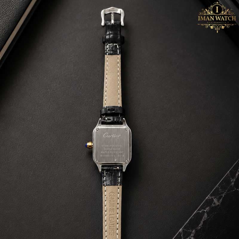 ساعت مچی کارتیر زنانه پنتر دو رنگ طلایی صفجه سفید Cartier 2566 — تصویر ۴