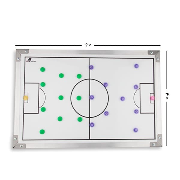 تخته تاکتیک مغناطیسی فوتبال 60×90 Agilinex