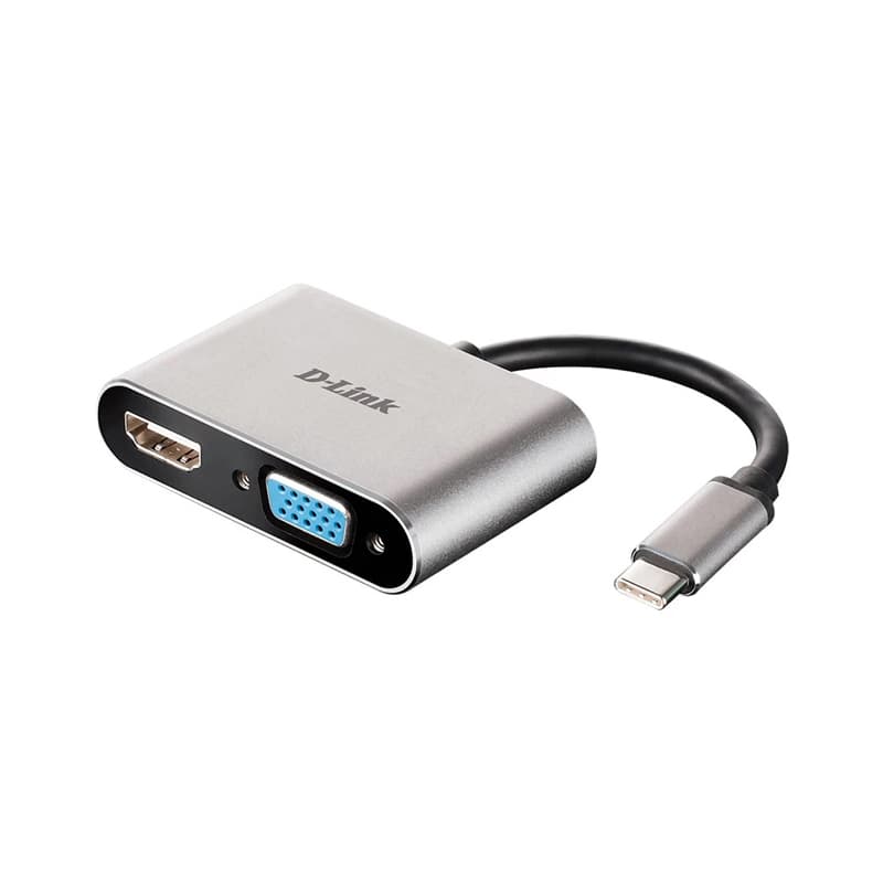 مبدل USB-C به VGA/HDMI دی-لینک DUB-V210 در بازار شبکه