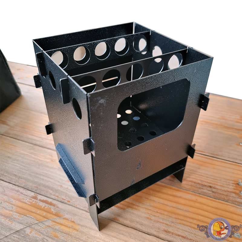 آتشدان سفری تاشو SCO Firebox | اجاق هیزمی کمپینگ و طبیعت گردی — تصویر ۹