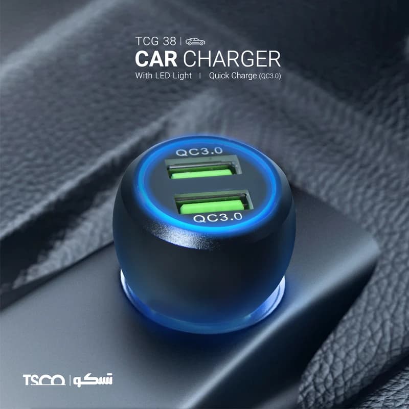 شارژر فندکی 20 وات تسکو مدل TCG 38 — تصویر ۲