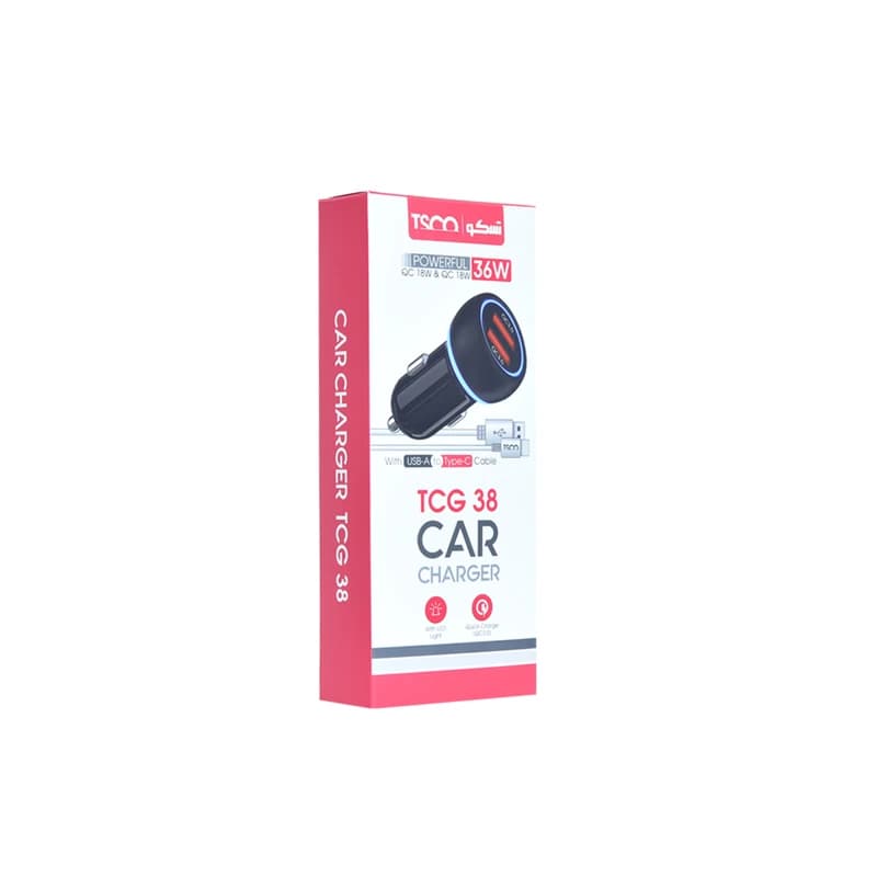 شارژر فندکی 20 وات تسکو مدل TCG 38 — تصویر ۸