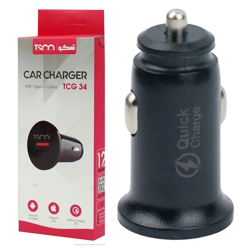 شارژر فندکی تسکو مدل TCG 34 — تصویر ۲