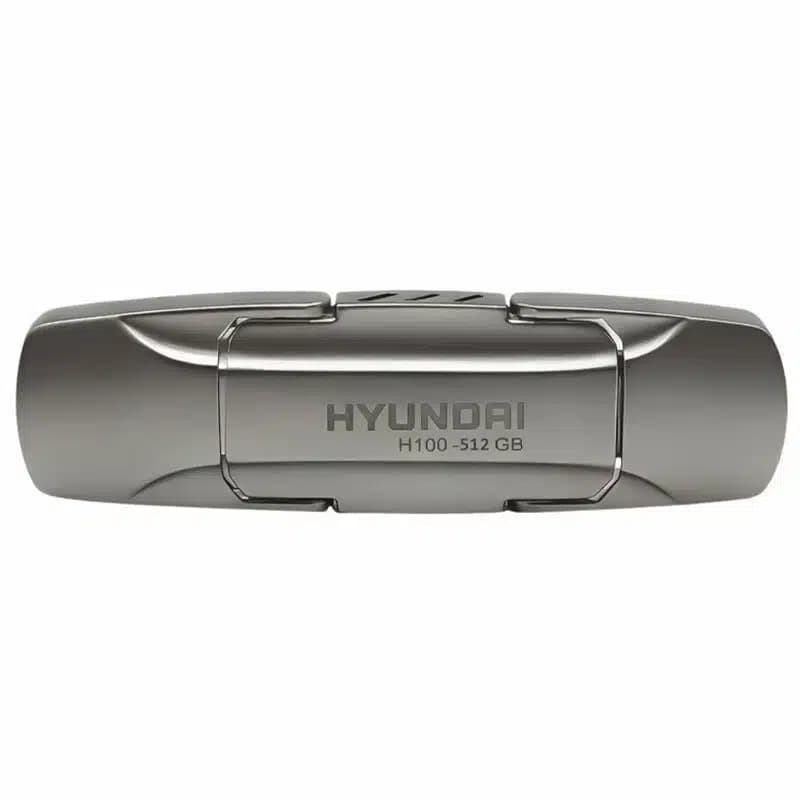 هارد SSD اکسترنال 512GB دوسر (Type-C & Type-A) هیوندای (HYUNDAI) مدل USSD-H100 500MB/S USB 3.2 گارانتی IPM — تصویر ۹
