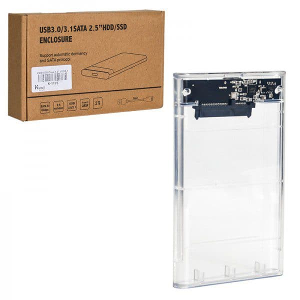 باکس هارد 2.5 اینچی HDD/SSD Case کی لینک USB 3.1 (KLINK) مدل K-1175 — تصویر ۲