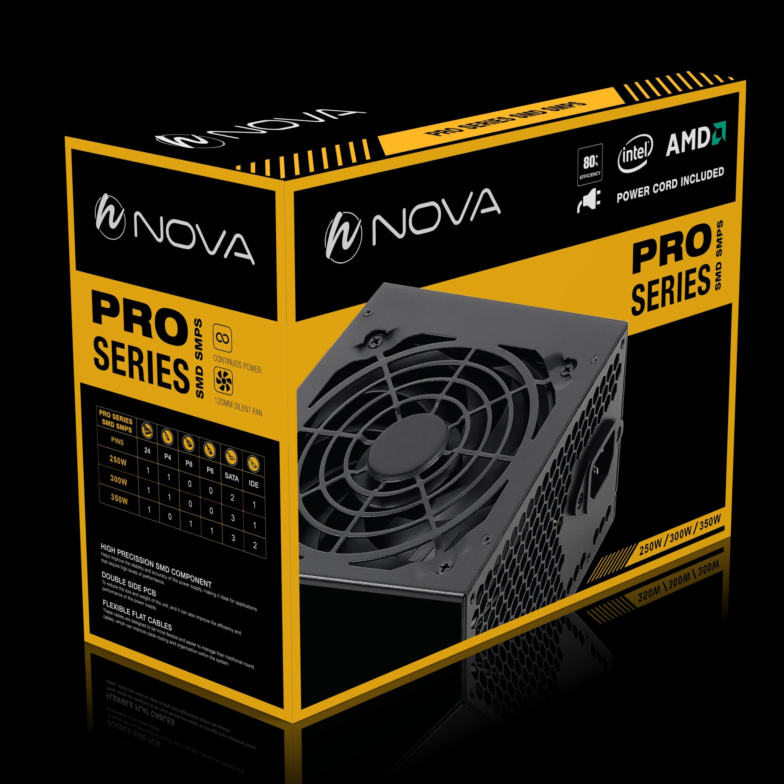 پاور کامپیوتر 350 وات نوا مدل NOVA NP-350 80Plus — تصویر ۶