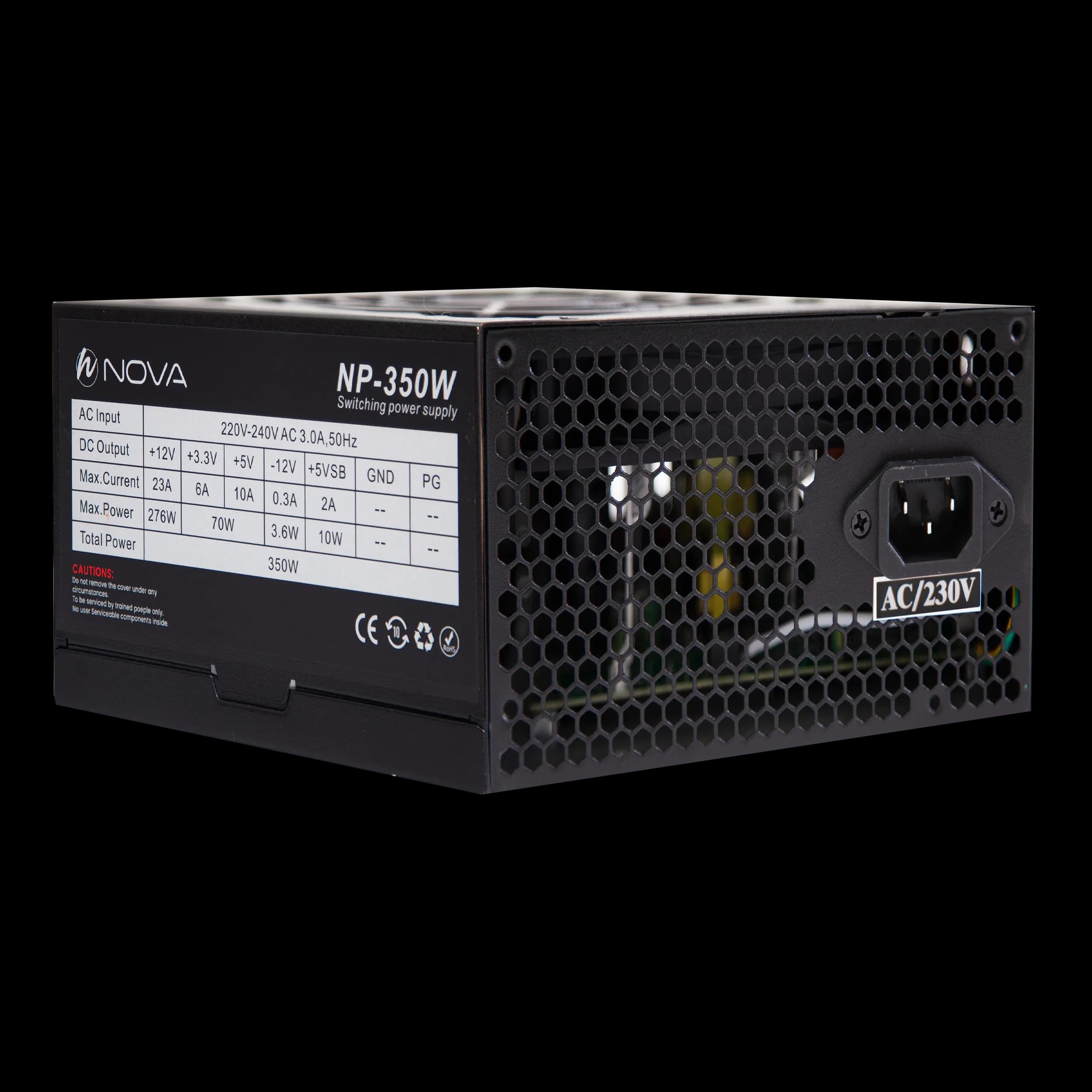 پاور کامپیوتر 350 وات نوا مدل NOVA NP-350 80Plus — تصویر ۸