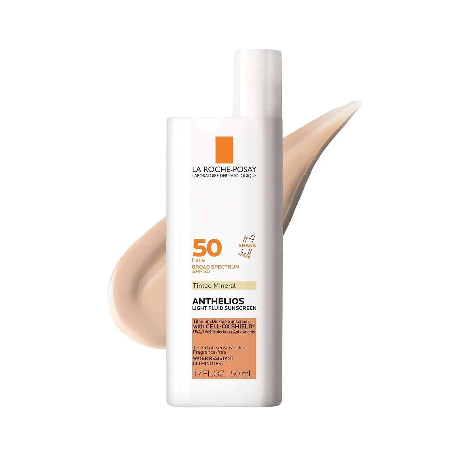 فلوئید ضد آفتاب ضدآب لاروش‌پوزای مدل Cell-Ox Shield رنگی کاور مدیوم حجم 50 میلی‌لیتر — تصویر ۲