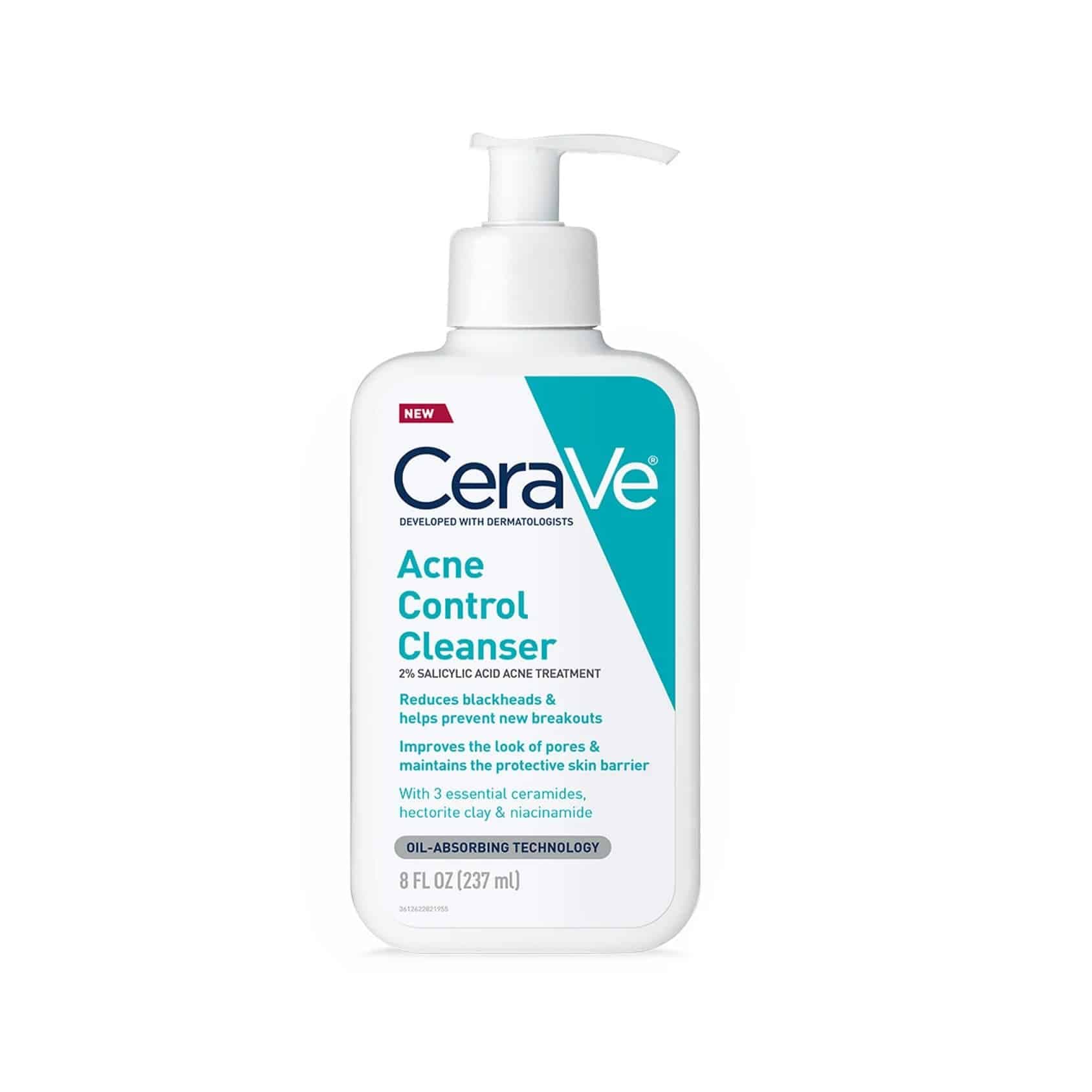 ژل شستشو ضد جوش سراوی مدل Acne Control Cleanser