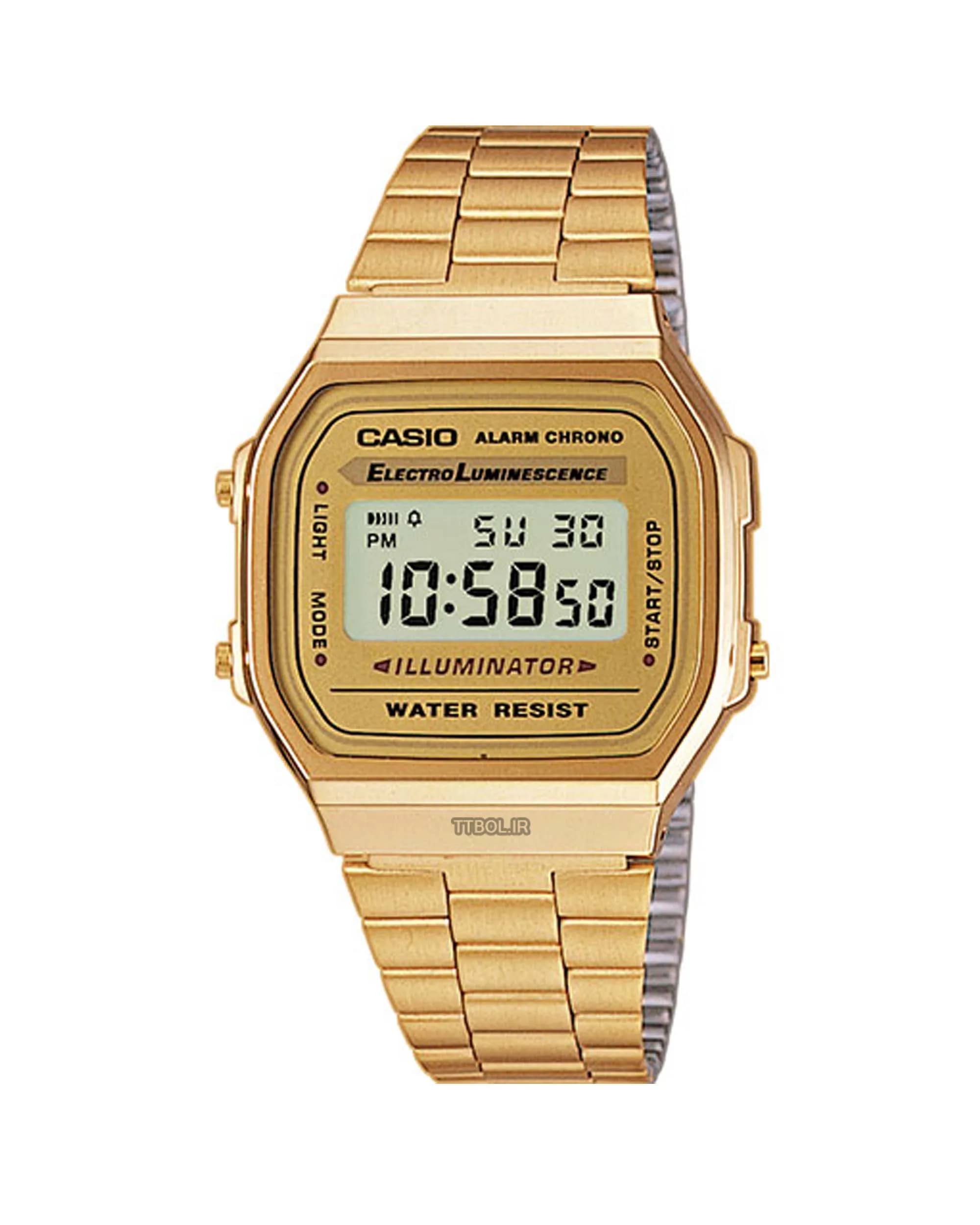 ساعت مچی دیجیتالی مردانه کاسیو (Casio) A168WG-9WDF — تصویر ۱۰