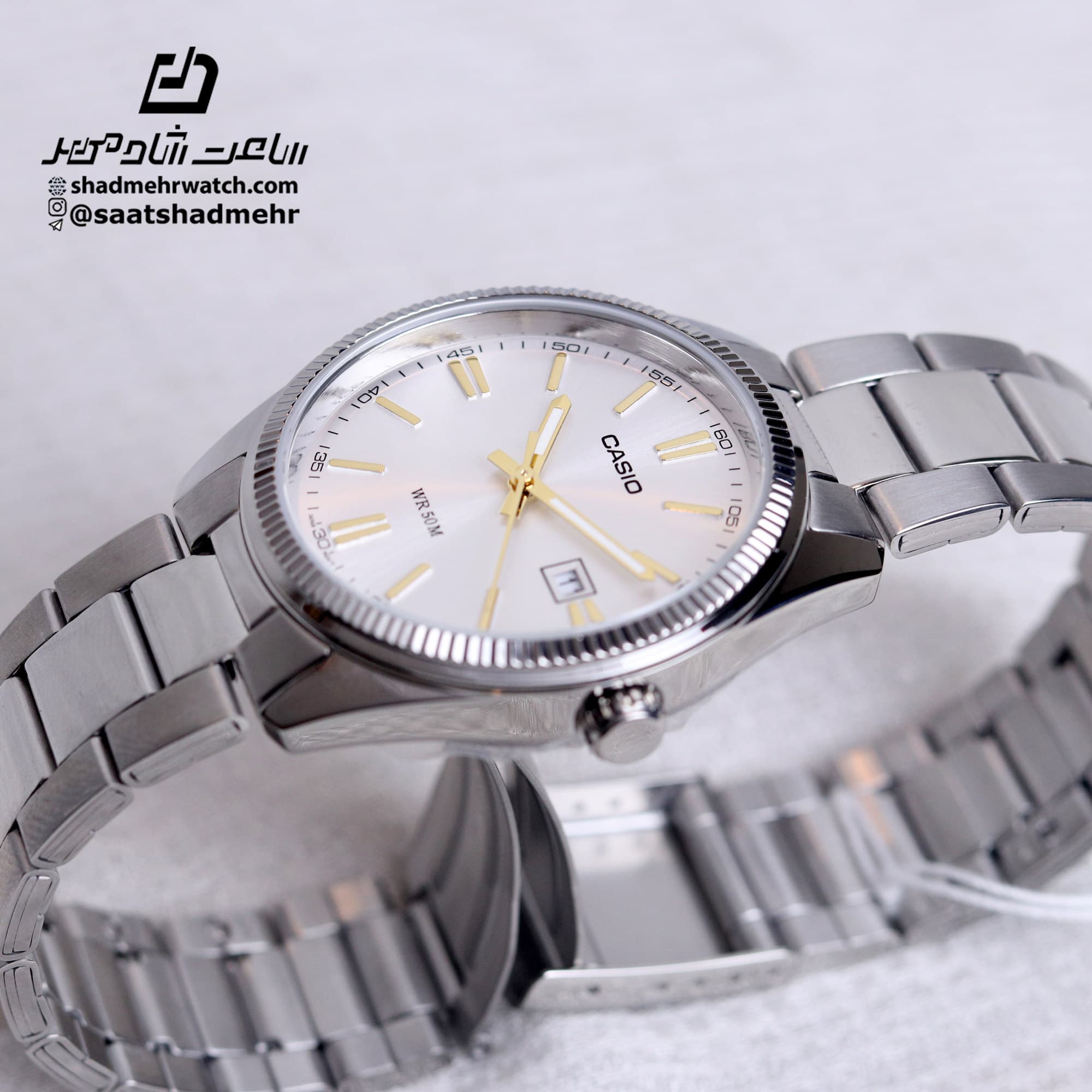 ساعت مچی تک موتور مردانه کاسیو (Casio) MTP-1302D-7A2VDF — تصویر ۴