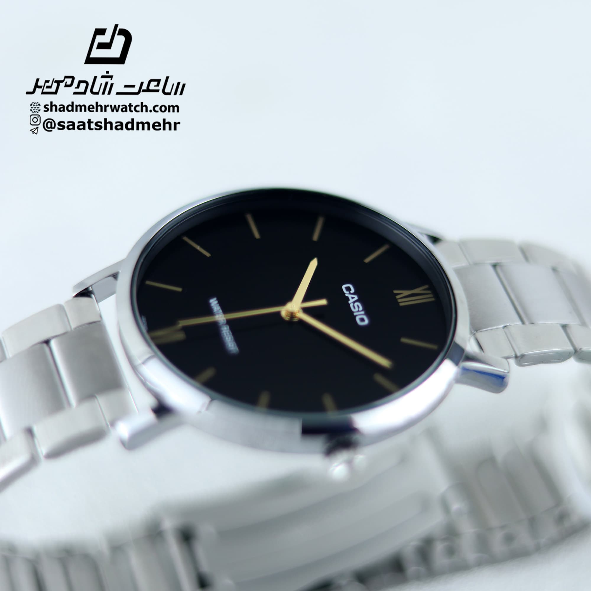 ساعت مچی تک موتور مردانه کاسیو (Casio) MTP-VT01D-1BUDF — تصویر ۴