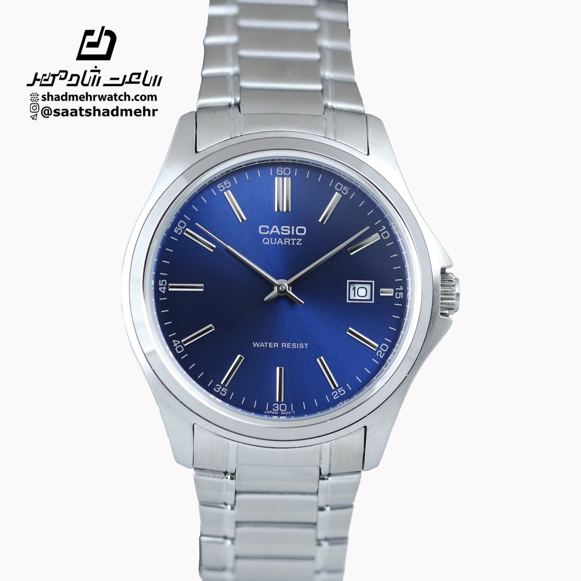 ساعت مچی تک موتور مردانه کاسیو (Casio) MTP-1183A-2ADF — تصویر ۹
