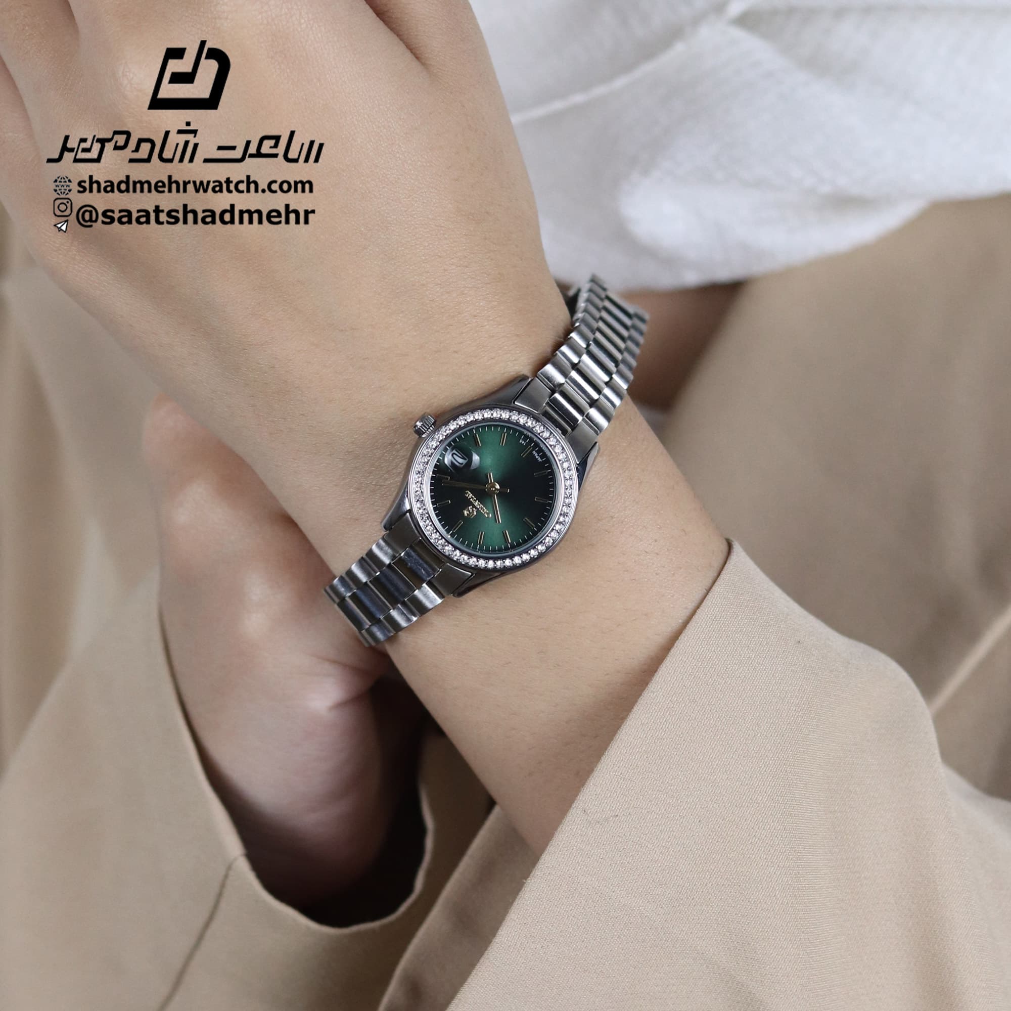 ساعت مچی تک موتور زنانه ORIENTAL O-SH145L — تصویر ۴