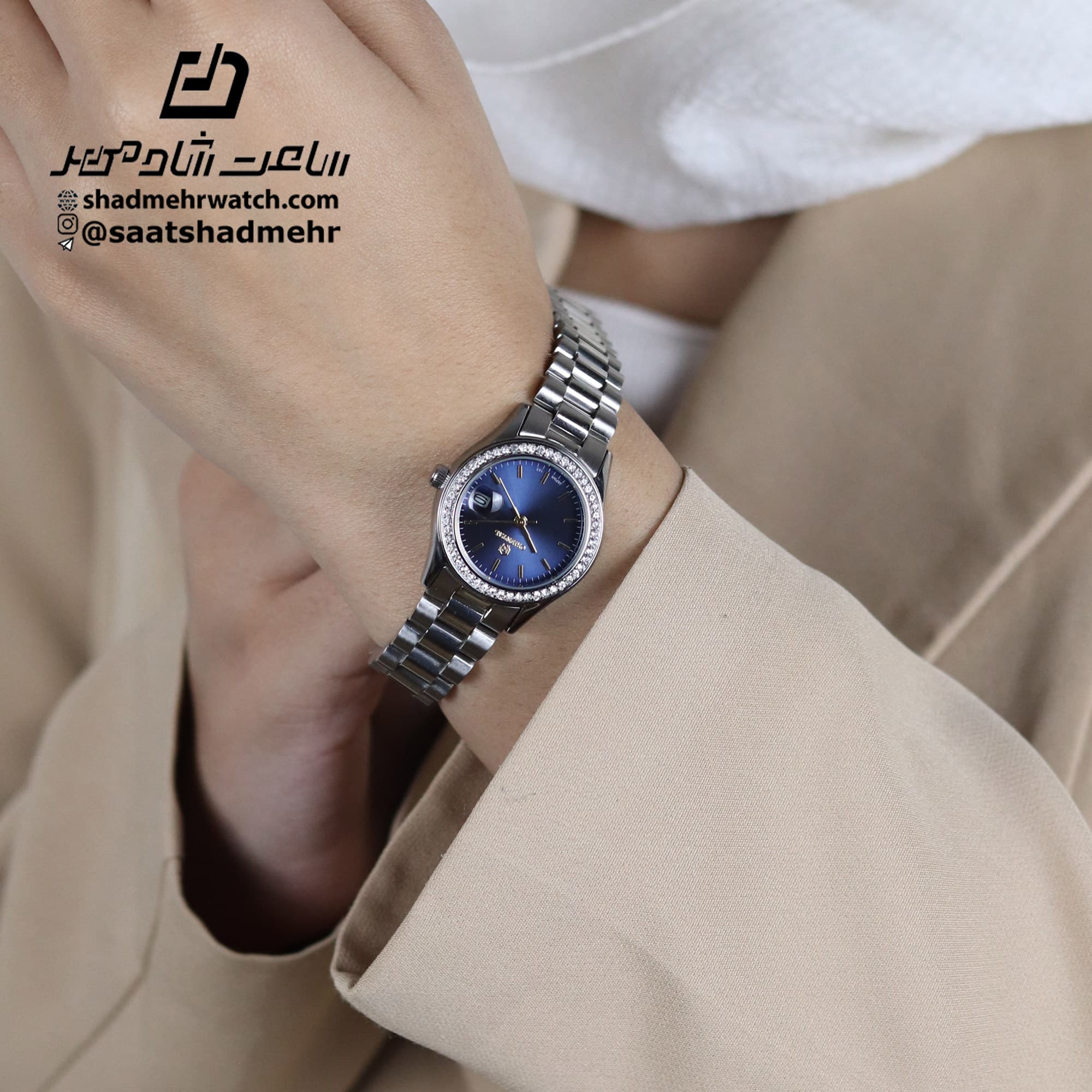 ساعت مچی تک موتور زنانه ORIENTAL O-SH145L — تصویر ۸