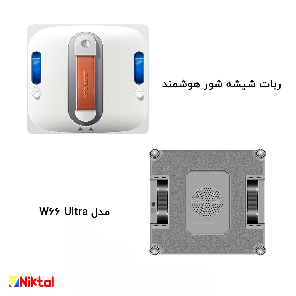 ربات شیشه شور هوشمندOksen مدل W66 Ultra | با اسپری آب و مکش قدرتمند — تصویر ۷