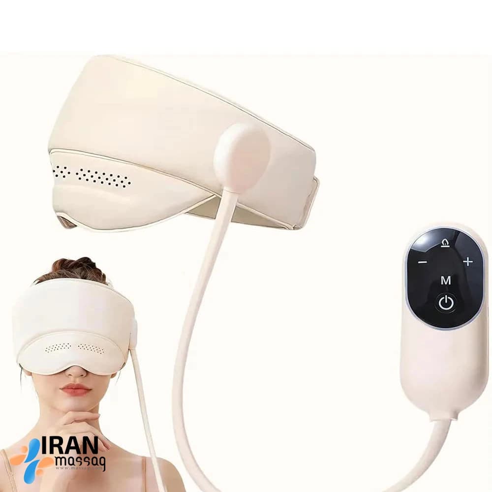 ماساژور سر، پیشانی و چشم آیجویر مدل HD-01 | ماساژور شارژی با گرمایش، کیسه هوای چندحالته و تنظیم شدت ماساژ تسکین دهمده سردرد و میگرن — تصویر ۱۲